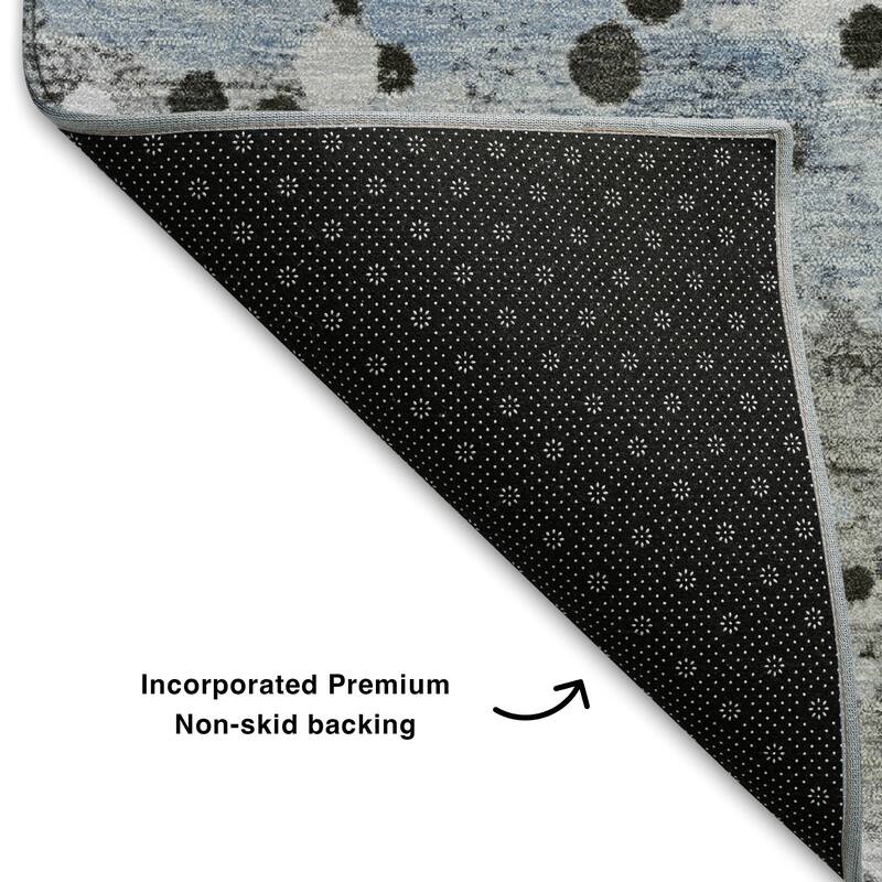 Premium Washable Super Soft Abstract Drip Mayfield Rug