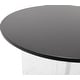 preview thumbnail 27 of 33, Valore Modern Wood Side End Table W Acrylic Base - Round Accent Center Coffee Table for Living Room Bedroom Home Office
