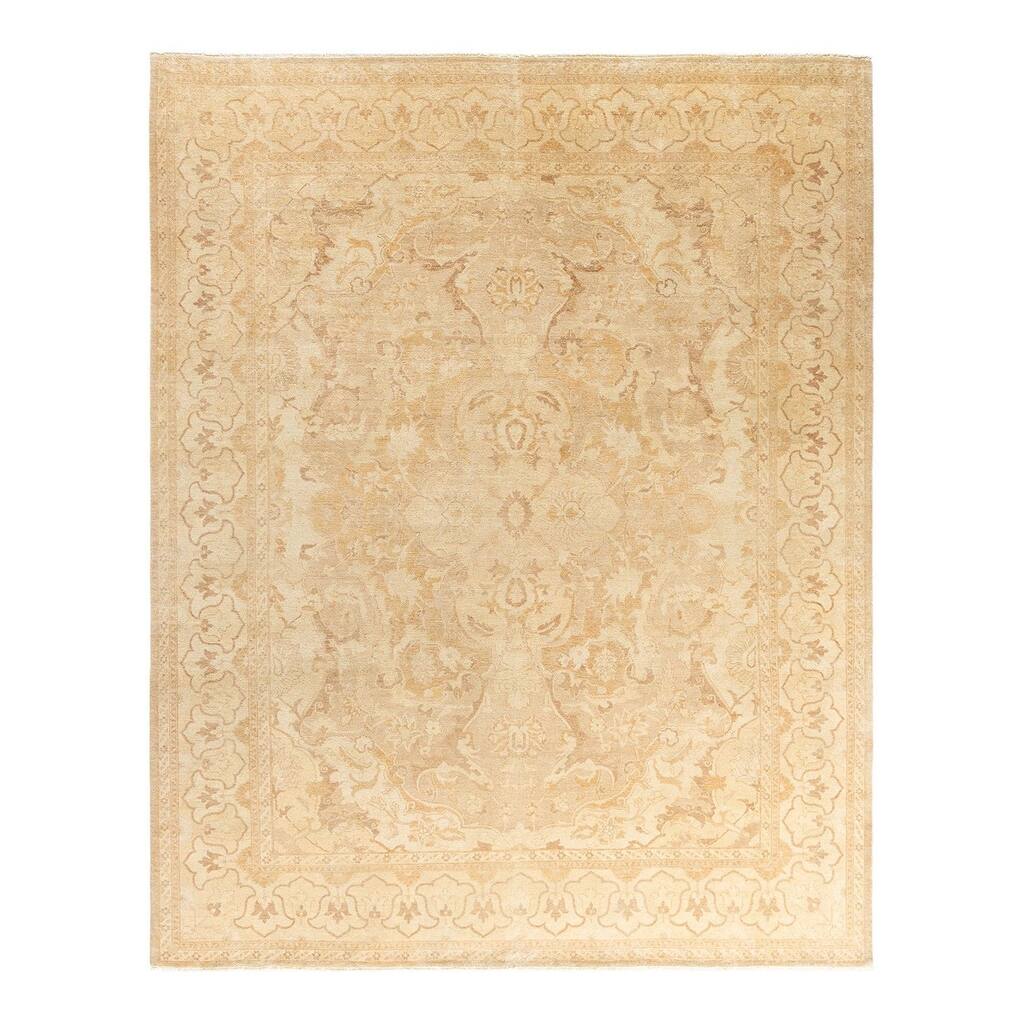 Overdyed, One-of-a-Kind Hand-Knotted Area Rug - Ivory - 7' 10" x 10' 0"