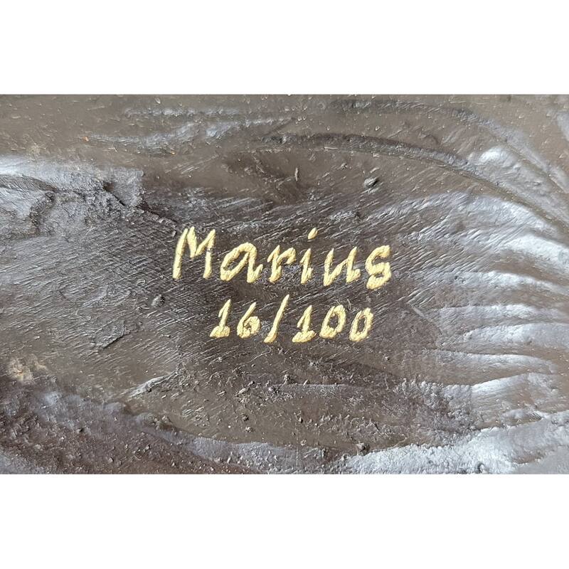 Marlin Sailfish Swordfish Nautical Bronze Statue Sculpture Ocean Sea Decor 24 Inches X 12 Inches