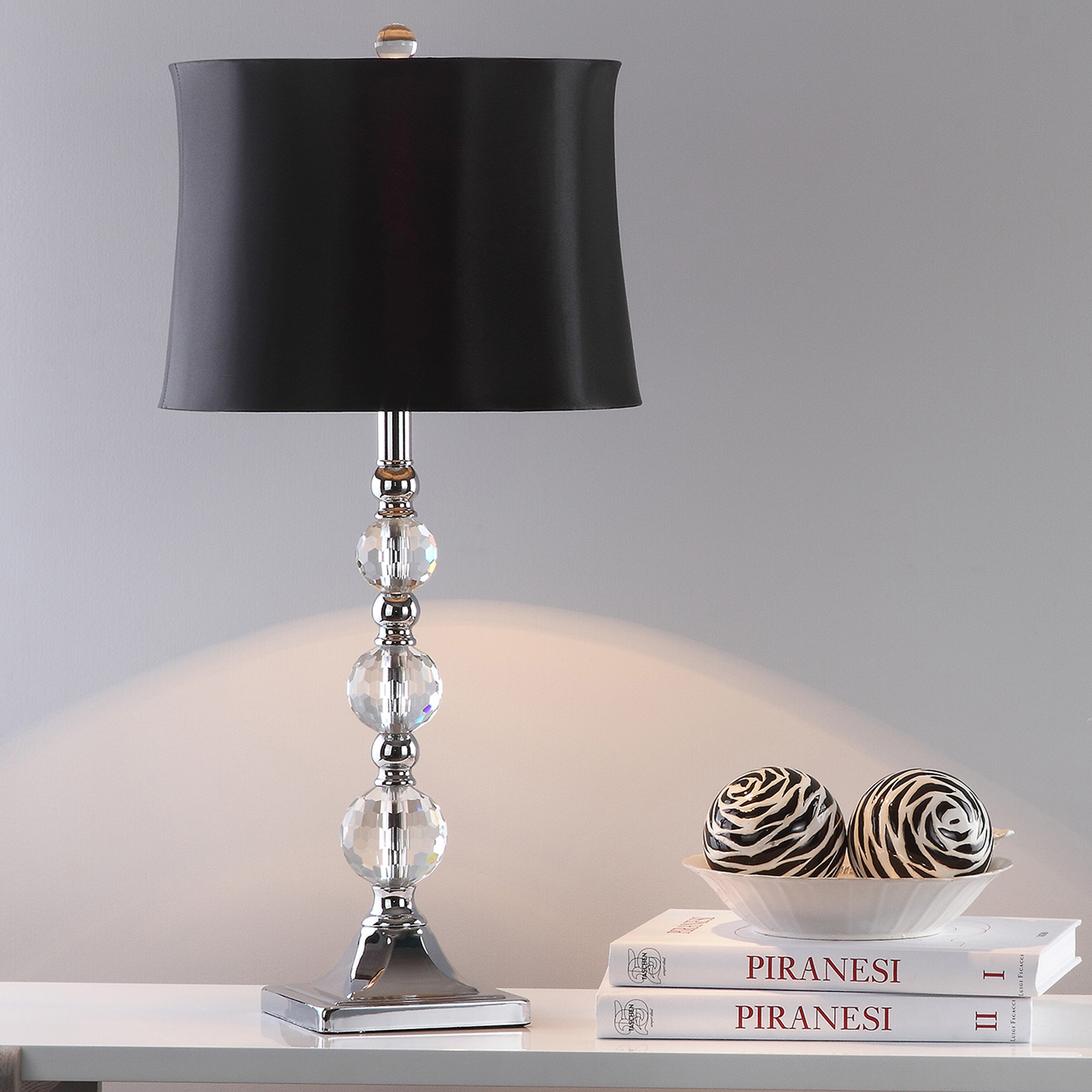 Crystal sphere lamp on sale
