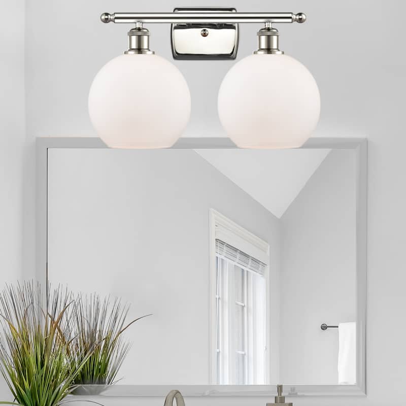 Innovations Lighting 516-2W-12-18 Athens Vanity Athens 2 Light 18"