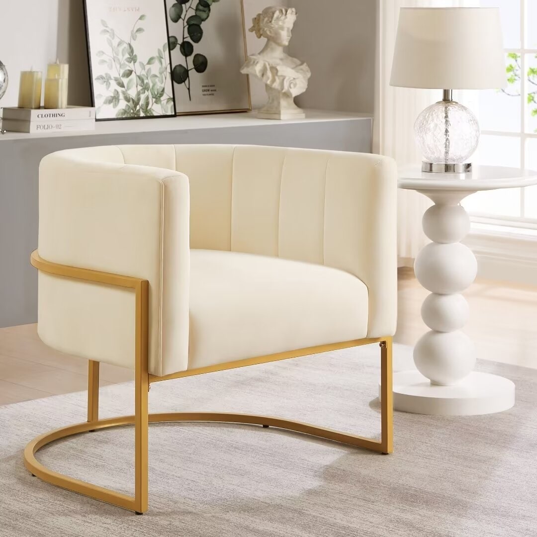 Spotted accent chair sale