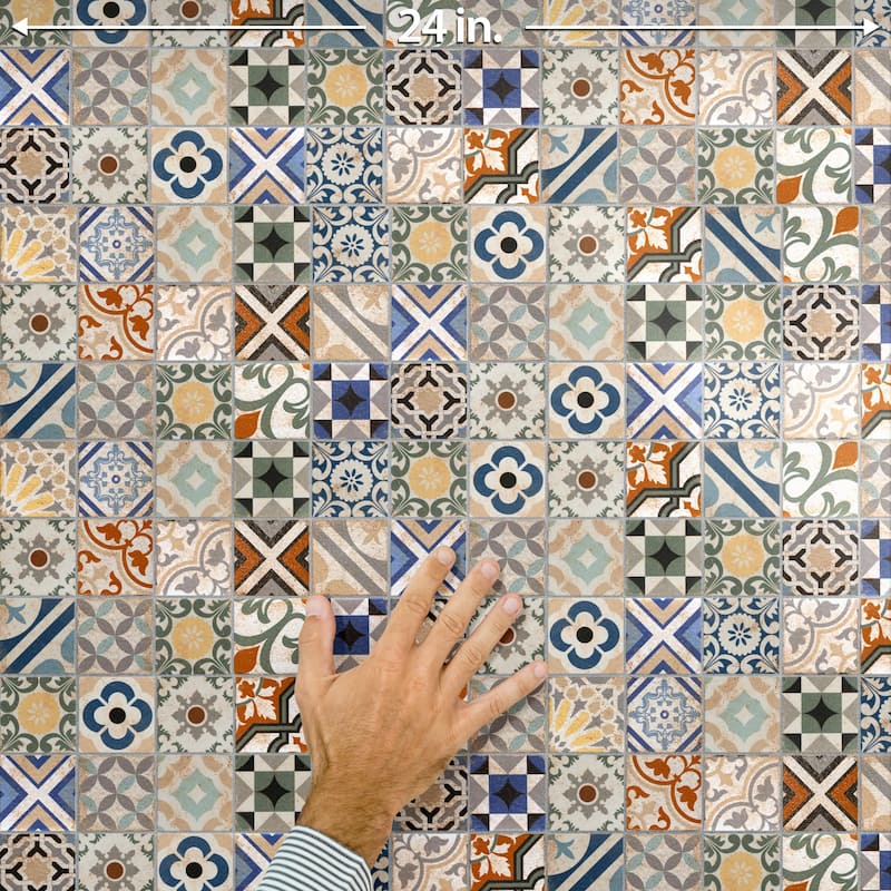 Merola Tile Benisa Taco Paladio 2-1/8" x 2-1/8" Porcelain Floor and Wall Tile