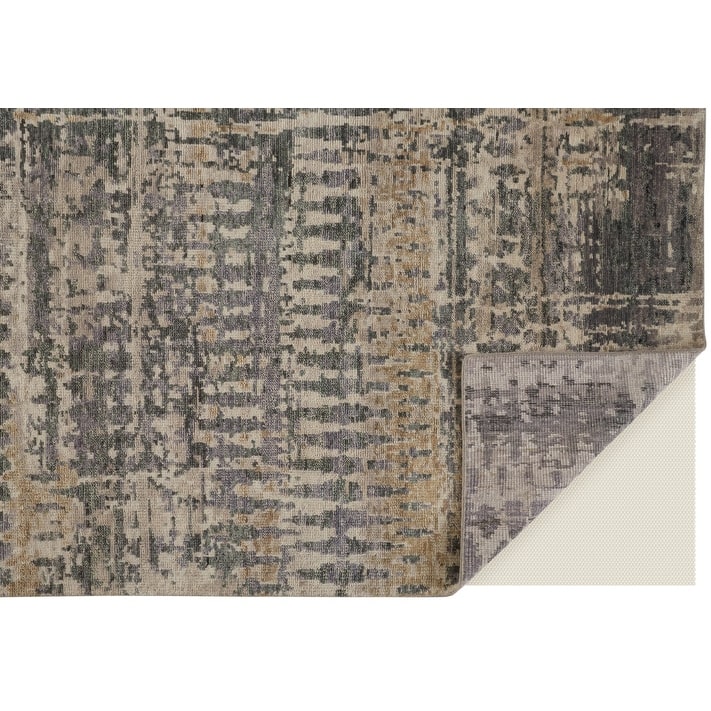 HomeRoots Abstract Casual Rectangle Area Rug