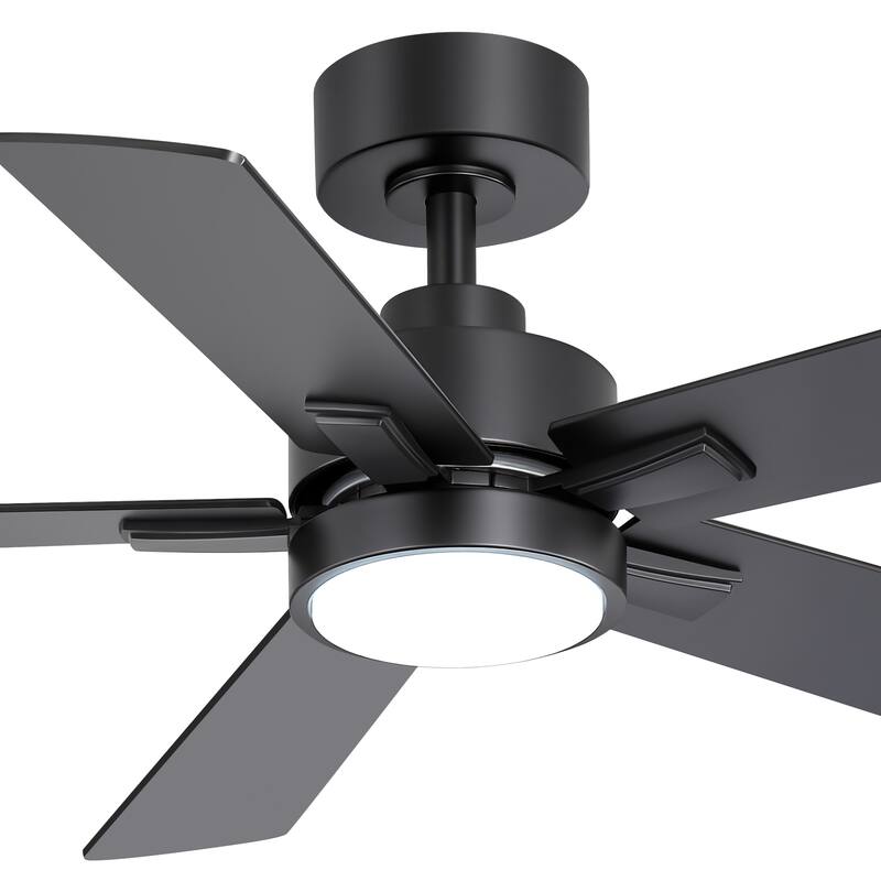 42/48/52/56/60/65-IN LED Ceiling Fan with Light Kit and Remote(5/6/7/8-Blade)