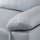 preview thumbnail 17 of 56, OVIOS Mid-Century SUEDE Leather Chaise Reversible Sofa