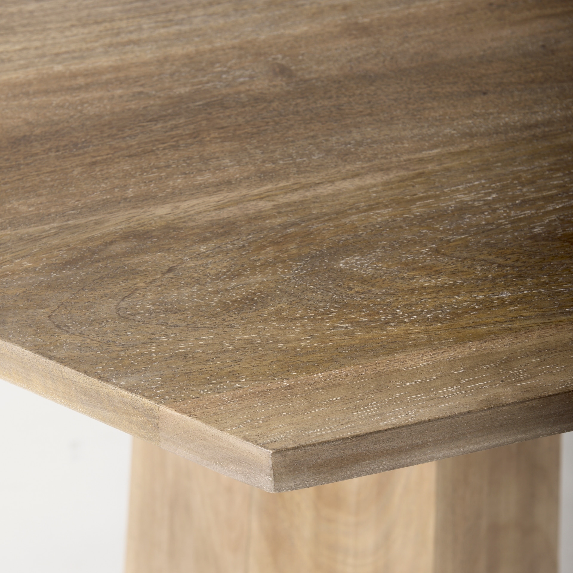 Maxine Hexagonal Wood Foyer Table - Stylish Entryway