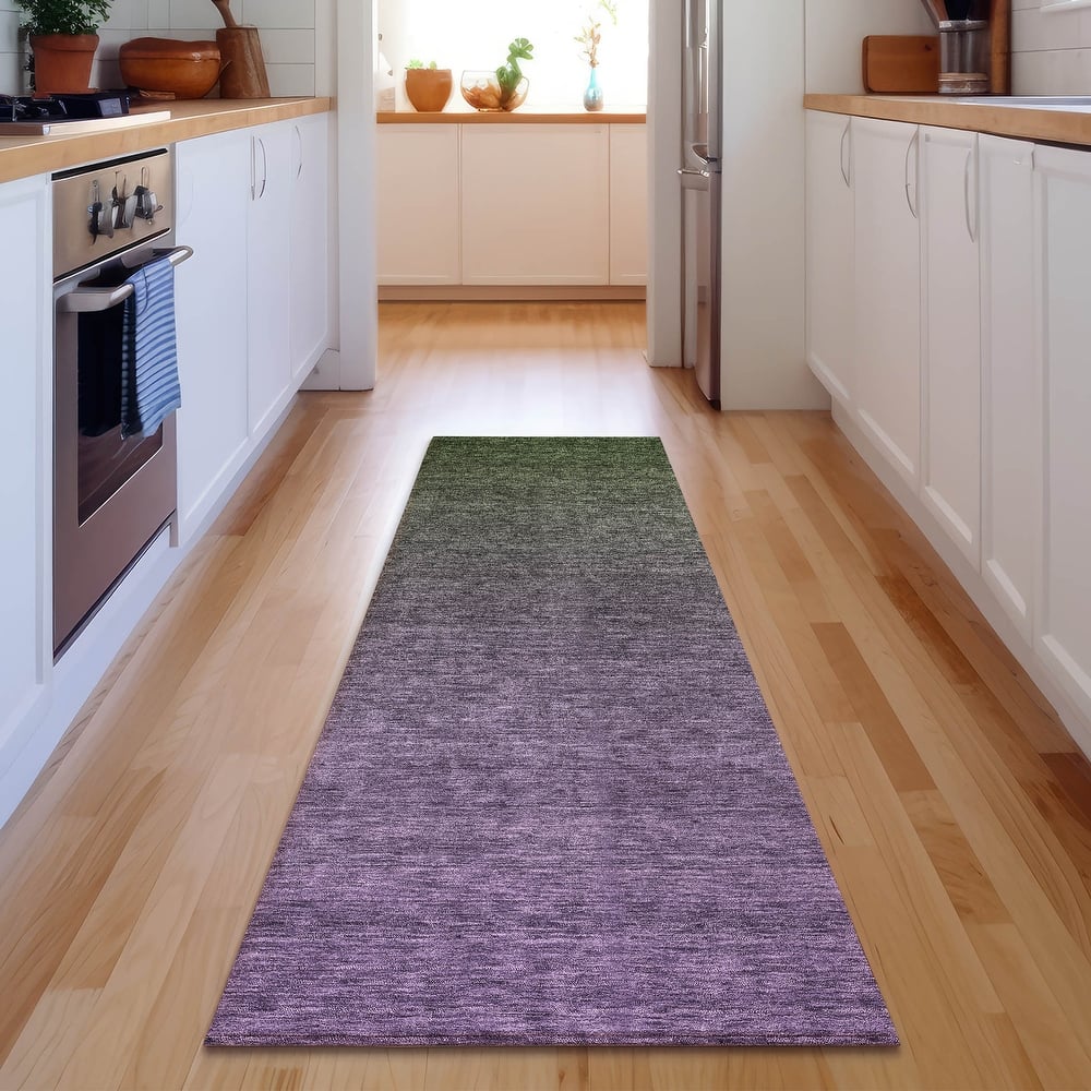 Premium Washable Super Soft Solid Ombre Mayfield Rug