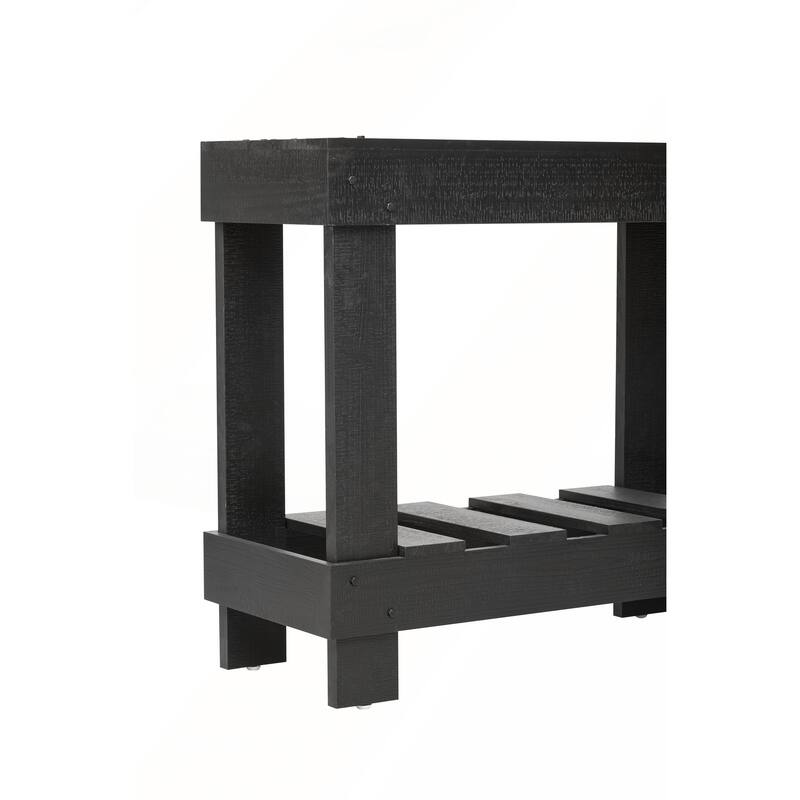 62.9-Inch Vintage Entryway Table with Natural Fir Wood
