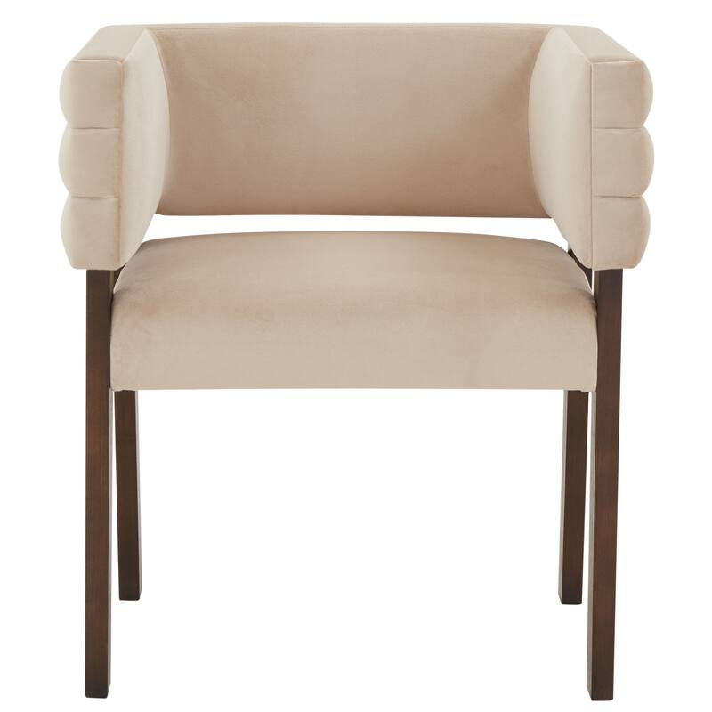 SAFAVIEH Couture Phineus Channel Tufted Dining Chair - 25"W x 23"D x 28"H