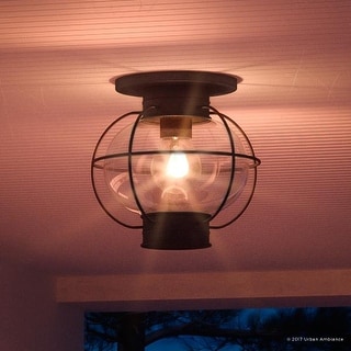 Luxury Nautical Outdoor Ceiling Light 10 5 H X 11 W With Luxury Nautical Outdoor Ceiling Light