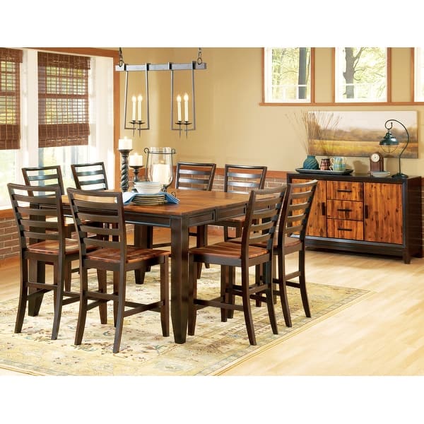 Shop Copper Grove Jeanette Acacia 2 Door 3 Drawer Side Board 54 W X 18 D X 36 H Overstock 22751125