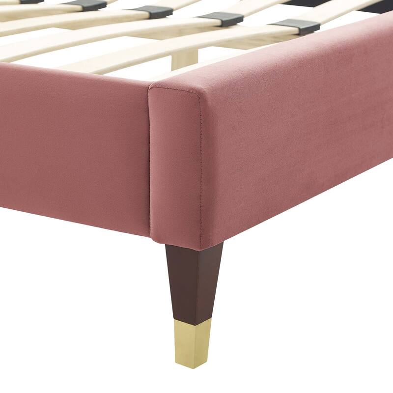 Adelaide Performance Velvet King Platform Bed