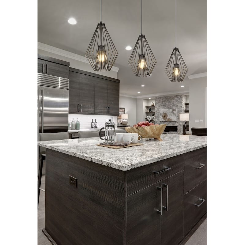 Z-Lite Quintus Single Light 12-1/4" Wide Abstract Pendant