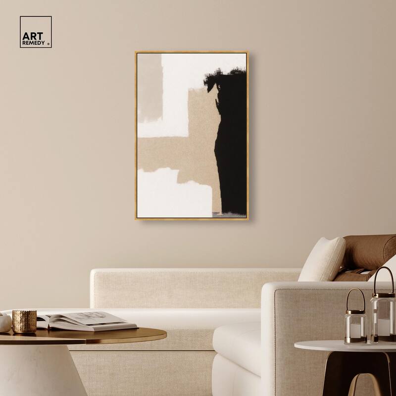 Earth and Ink III Canvas by Art Remedy