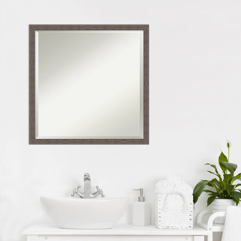 Beveled Bathroom Wall Mirror - Hera Frame