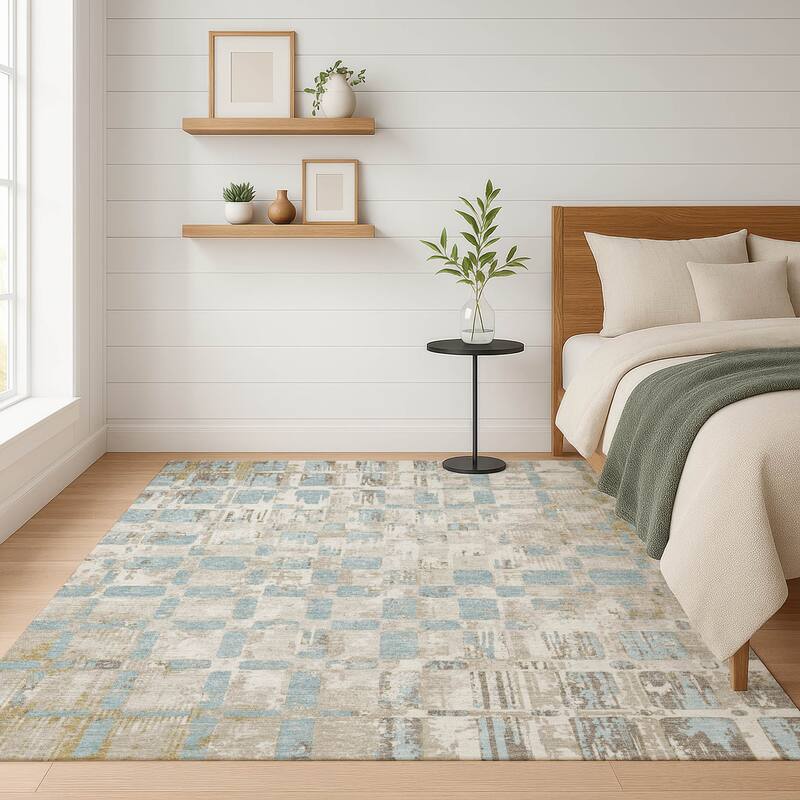 Machine Washable Indoor/ Outdoor Casual Foxfield Chantille Rug