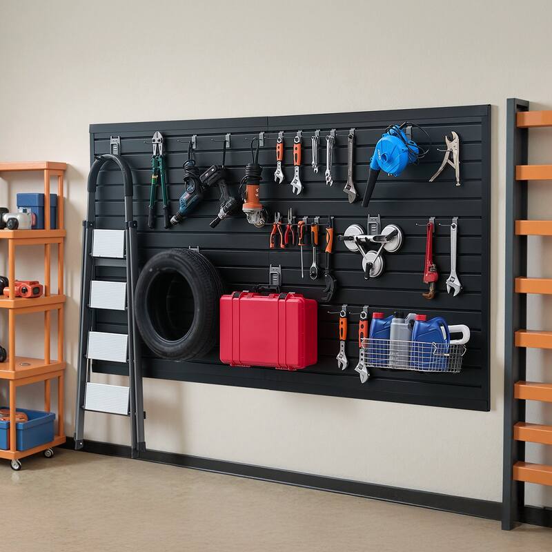 PVC Garage Slat Wall Panel with Modular Design and Suitable for Both Indoor and Outdoor Use