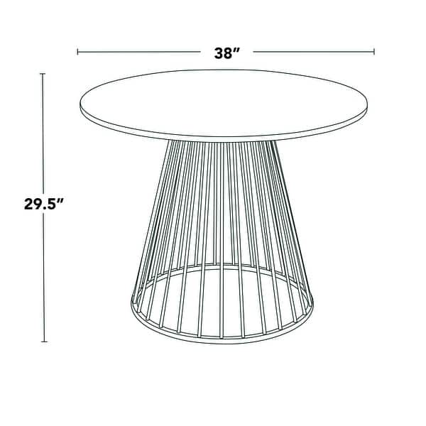 dimension image slide 0 of 2, Porch & Den Canary-Kantsjo Black 5-Piece Dining Set