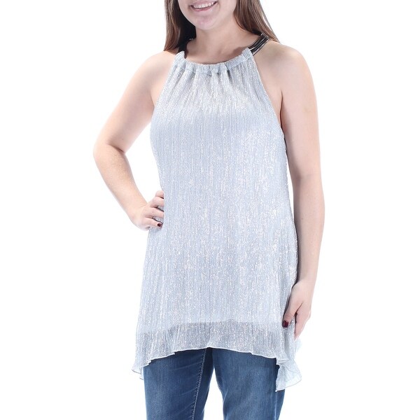 silver top party wear