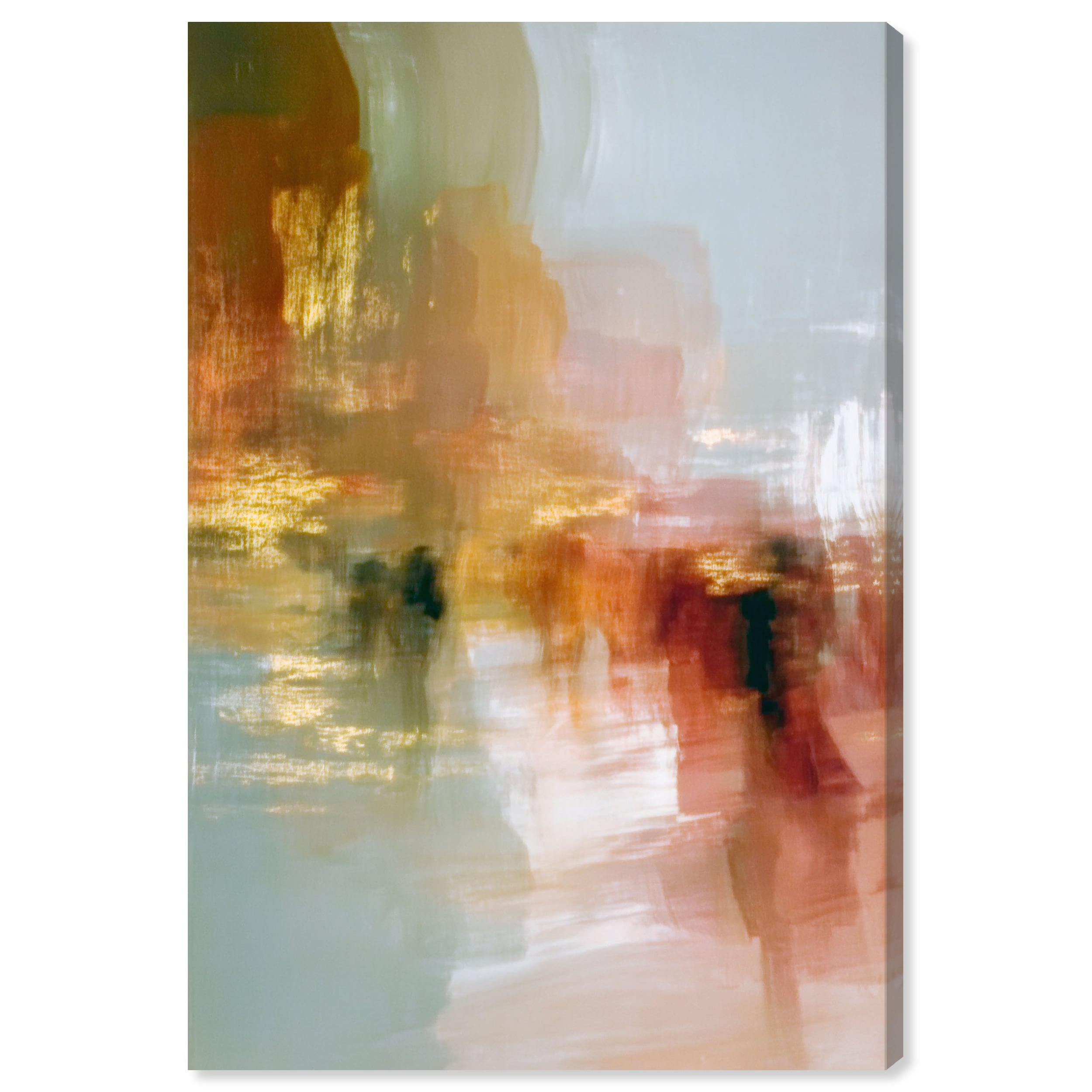 Blurred Boulevard II Living Room Wall Art Canvas Print by Art Remedy