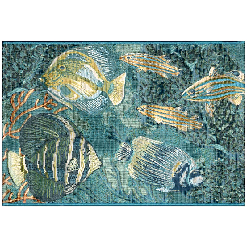 Liora Manne Esencia Fish Indoor/Outdoor Mat