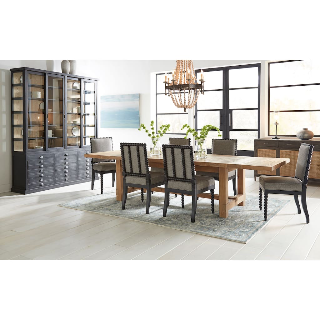 Upper Westside Large 12-Shelf Display Case with 12-Drawer Storage