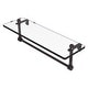preview thumbnail 55 of 55, Allied Brass 16 Inch Glass Vanity Shelf with Integrated Towel Bar