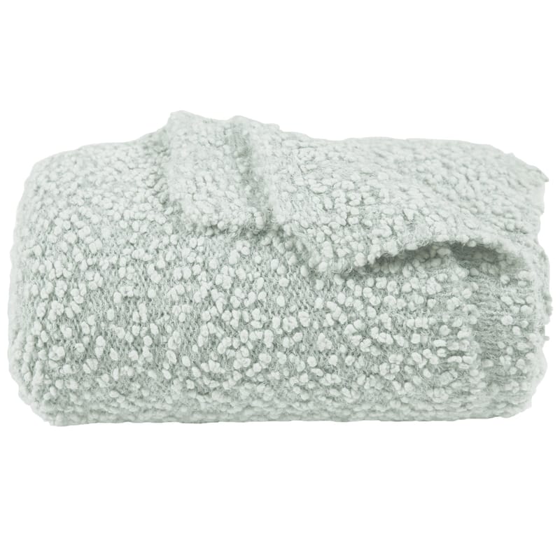 HiEnd Accents Pebble Creek Nubby Knit Super Soft Throw Blanket, 50" x 60"