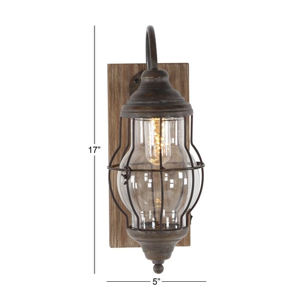 Battery operated farmhouse light top