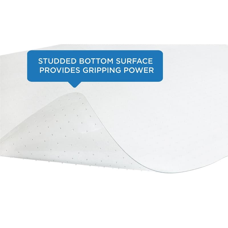 Mount-It! Clear Studded Office Chair Floor Protector, MI-7817