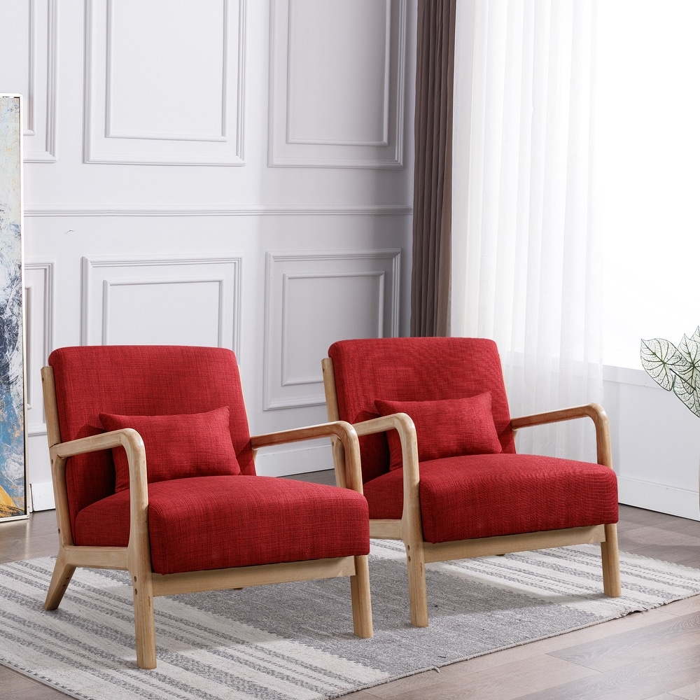 Red accent chairs clearance store