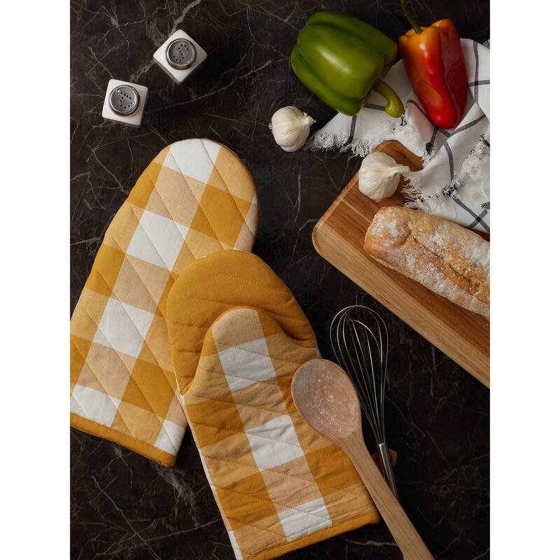 DII Vintage Red Buffalo Check Dishtowel (Set of 3)