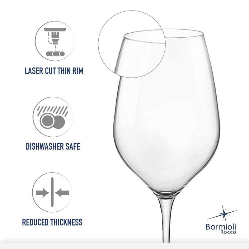 Bormioli Rocco InAlto Tre Sensi Wine Glasses Set