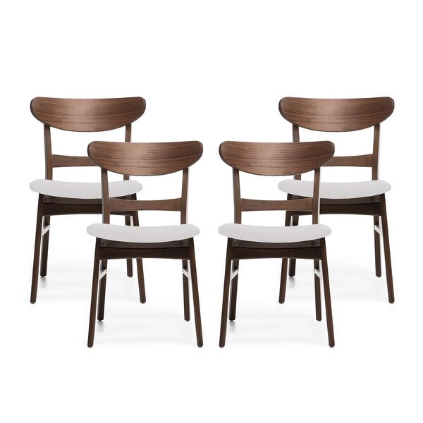 Idalia Mid century Modern Dining Chairs Set of 4 by Christopher