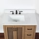 preview thumbnail 139 of 177, Altair Hadiya Bathroom Vanity with Composite Stone Countertop without Mirror