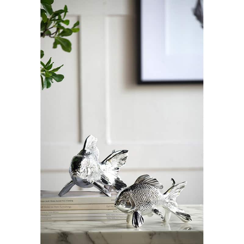 Large Mr. Limpet Fish - 10" - Chrome Finish