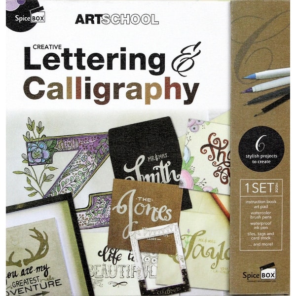 Calligraphy Kit - Calligraphy Pen Set with Book & Instructions
