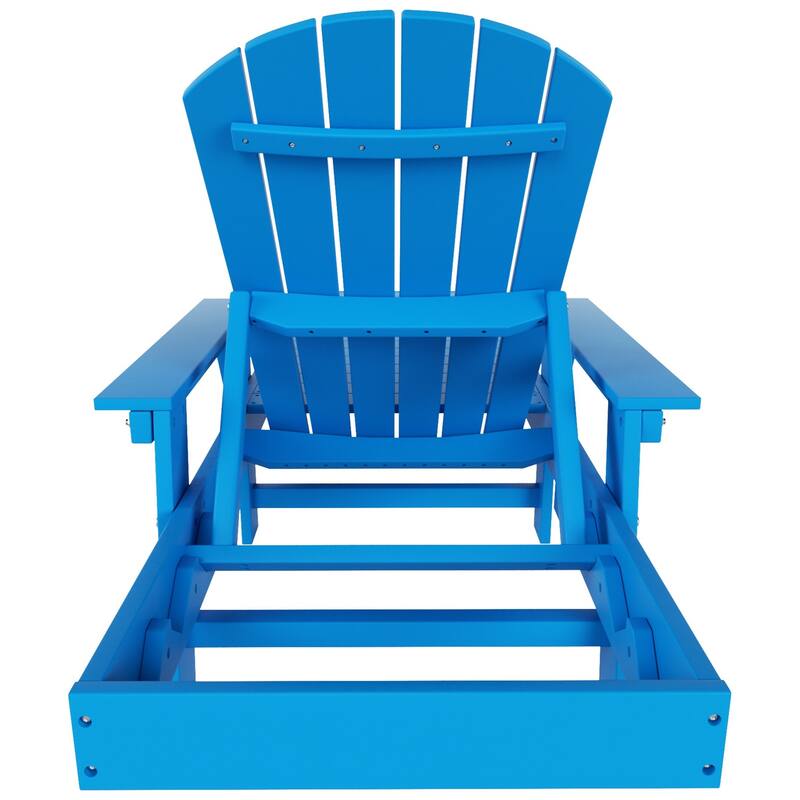 Polytrends Altura Poly Eco-Friendly All Weather Reclining Chaise Lounge with Arms