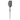 11 Inch Silicone Turner Spatula With Stainless Steel Handle in Silver