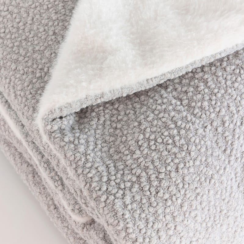 Jennifer Adams Chunky Boucle Throw Blanket