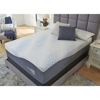 Signature Design by Ashley Millennium Cushion Firm Gel Memory Foam Hybrid White Mattress