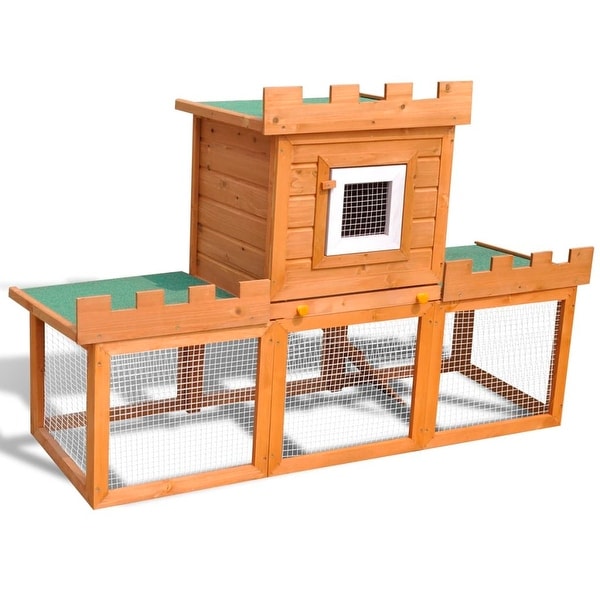 vidaXL Outdoor Large Rabbit Hutch House Pet Cage Single House. Opens flyout.