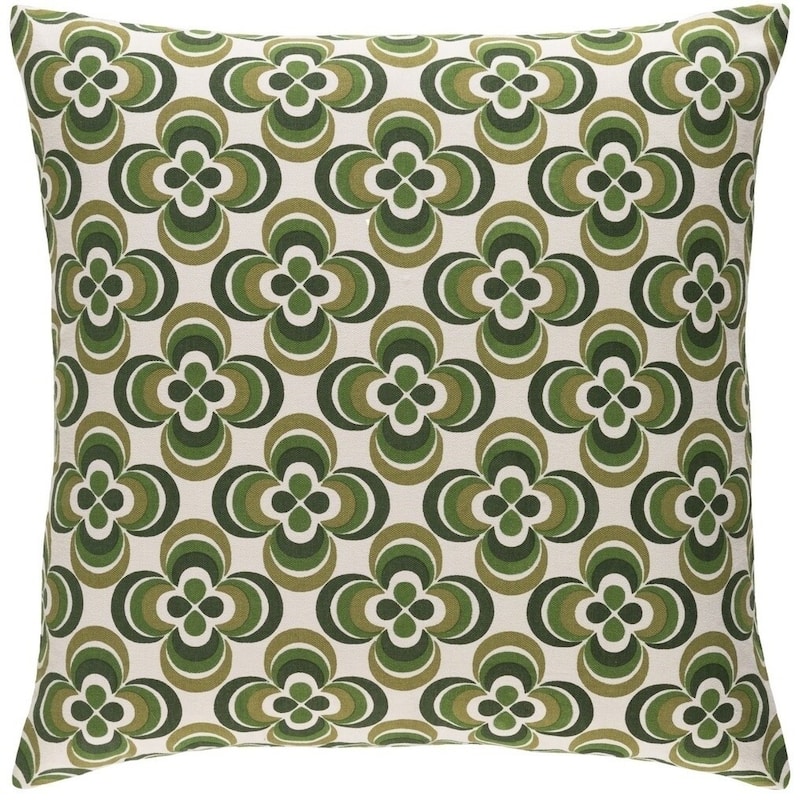 Decorative 18-inch Chung Feather Down or Polyeste Filled Throw Pillow