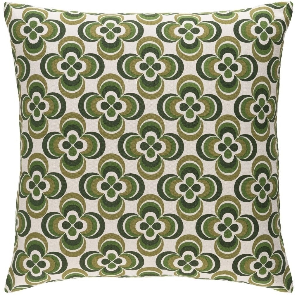 Decorative 18-inch Chung Feather Down or Polyeste Filled Throw Pillow