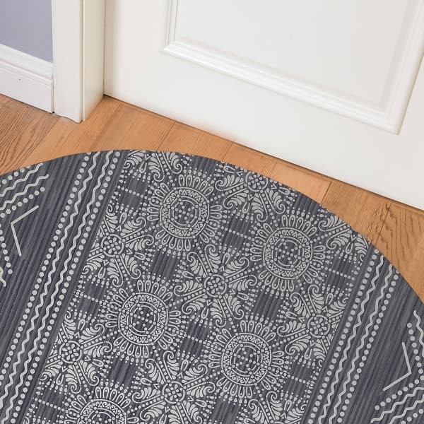 DAWSON GREY Indoor Floor Mat By Kavka Designs Bed Bath & Beyond