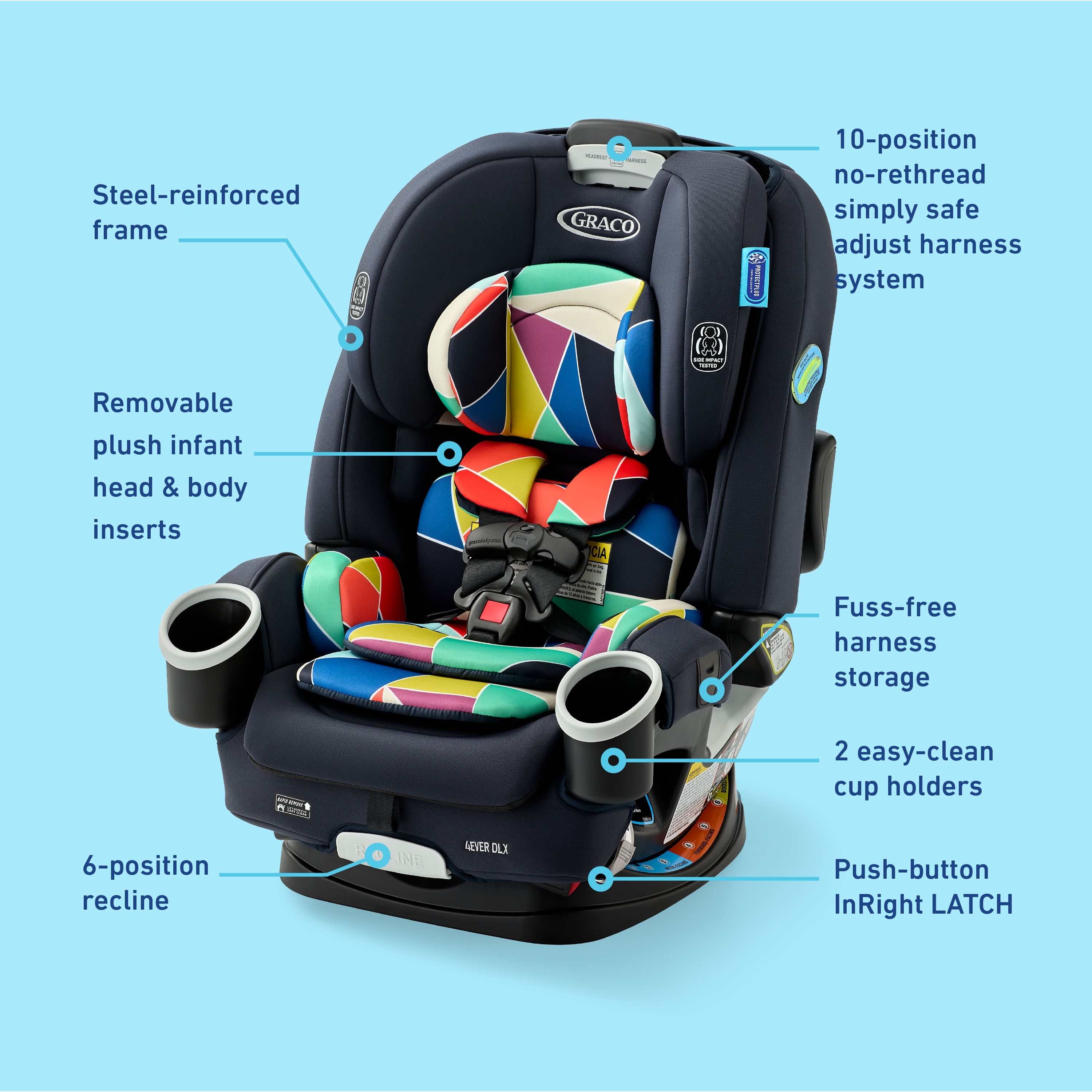 harness graco car seat lapb0211a
