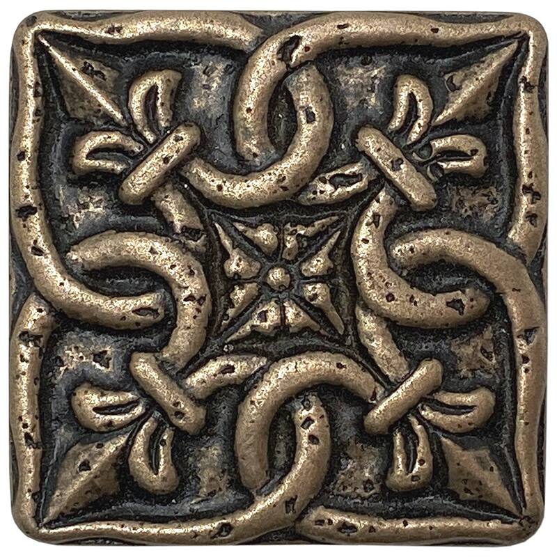 Artistry 2" x 2" Square Tile - 3 Pieces - Bronze