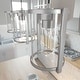 preview thumbnail 1 of 15, Hunter Astwood 3-Light Linear Cluster, Kitchen Island, Dining Room - Transitional, Contemporary, Modern Farmhouse Brushed Nickel